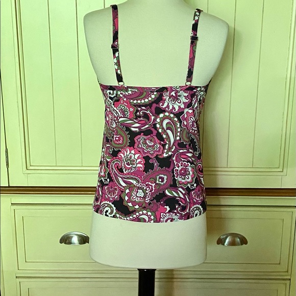🌴Lands’ End  Paisley Tankini Top🌴 - Picture 3 of 7